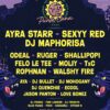 Ayra Starr Joins Sexyy Red as Headliners at AfroNation Dominican Republic